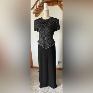 Beaded Blouse and Georgette skirt